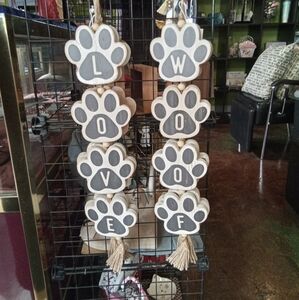 LOVE Hanging Dog Swag